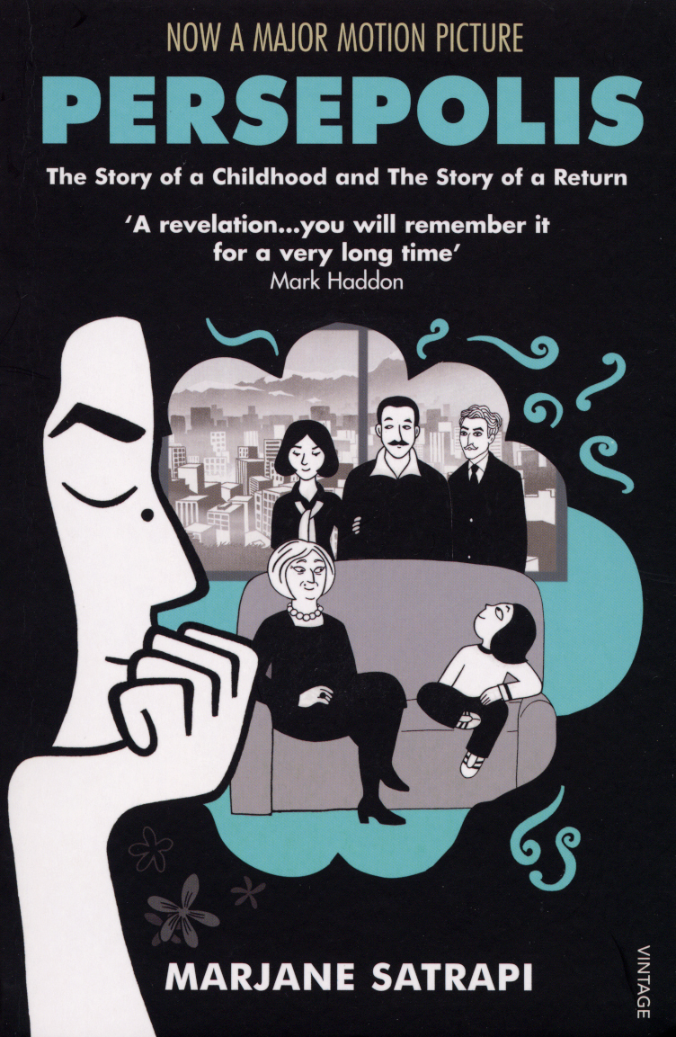 book cover for Persepolis: The Story of a Childhood